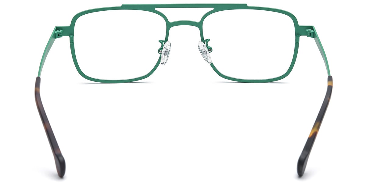 Titanium Square Frame pattern-green