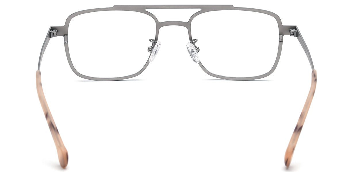 Titanium Square Frame pattern-grey