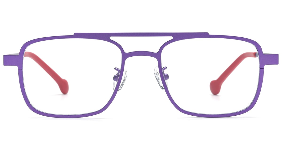 Titanium Square Frame purple