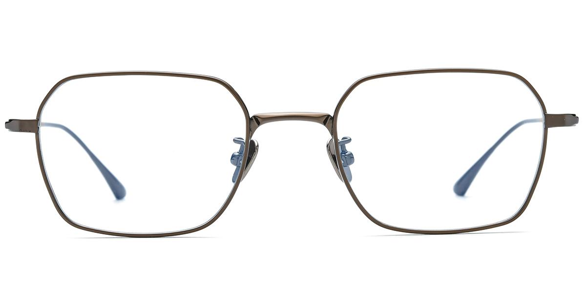 Titanium Square Frame brown