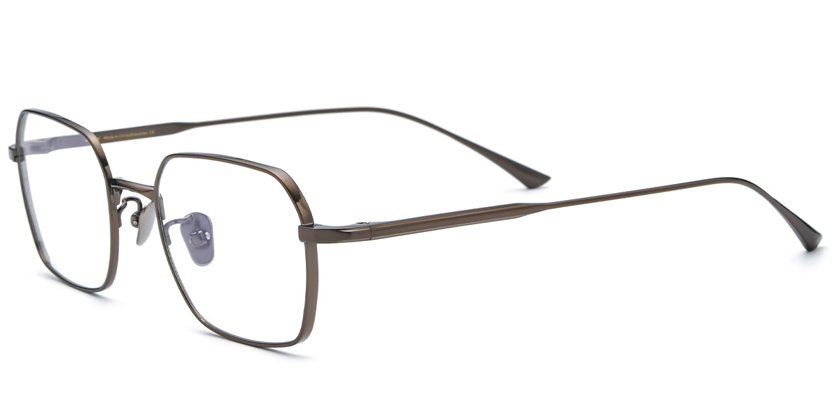 Titanium Square Frame brown