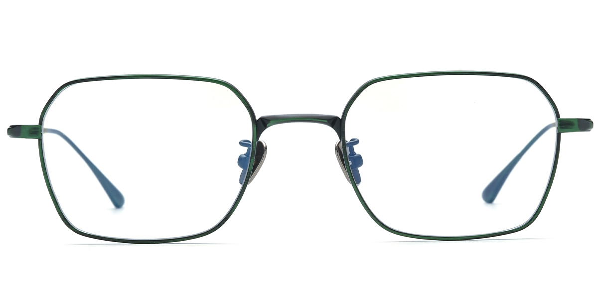 Titanium Square Frame green