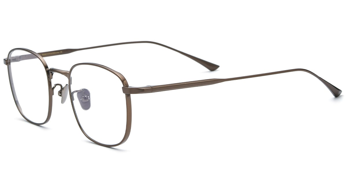 Titanium Square Frame brown