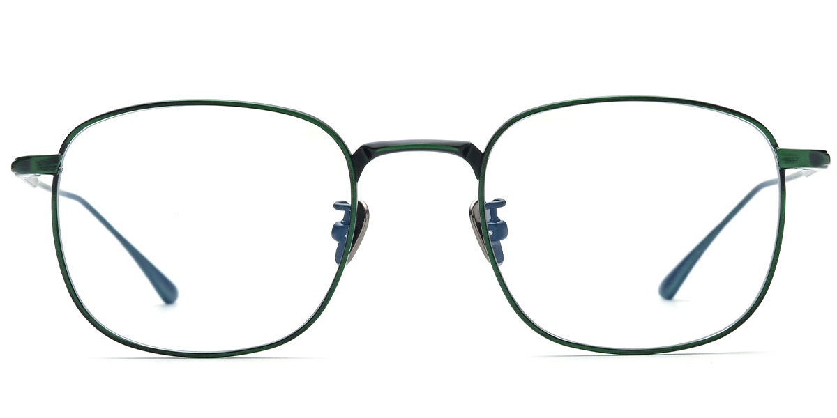 Titanium Square Frame green