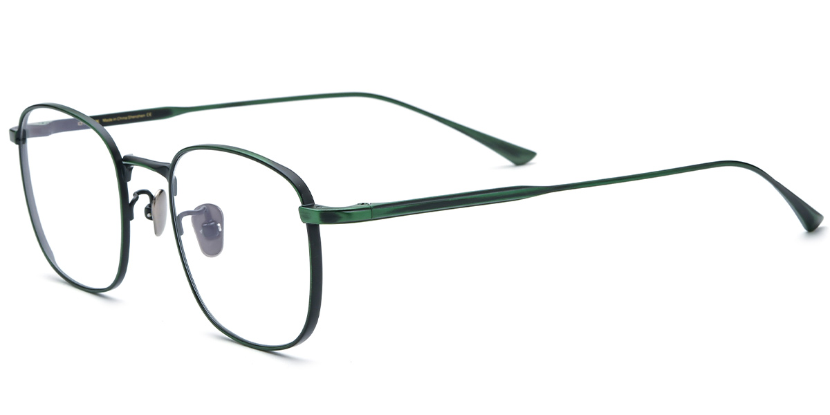 Titanium Square Frame green