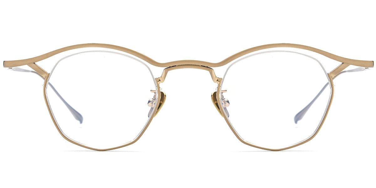 Titanium Geometric Frame gold