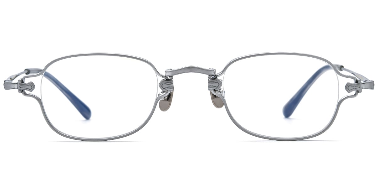 Titanium Rectangle Frame silver