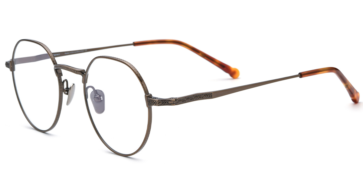 Titanium Geometric Frame brown