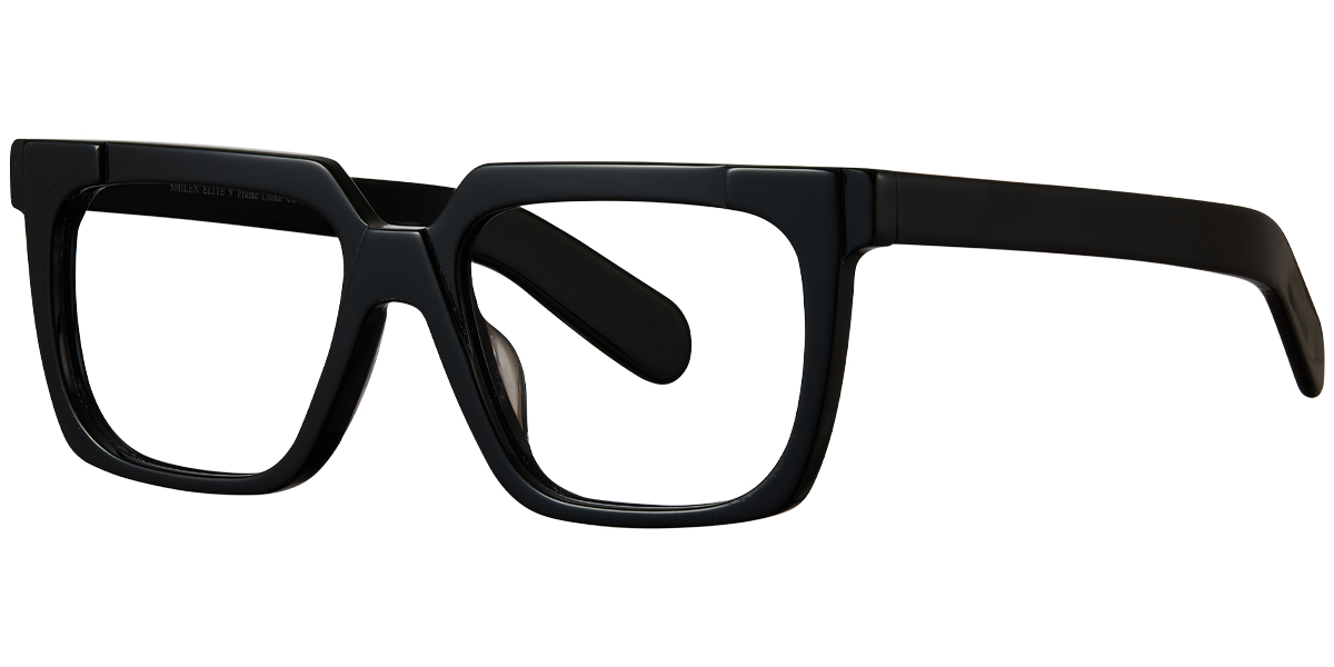 Acetate Square Frame bright_black