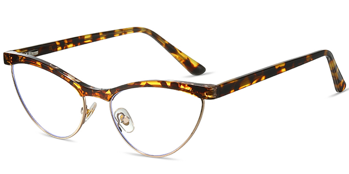 Cat Eye Browline Frame tortoiseshell