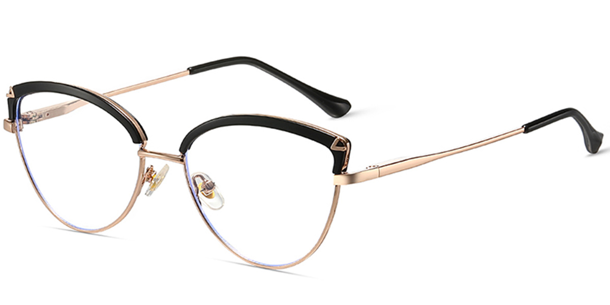 Browline Frame black-gold