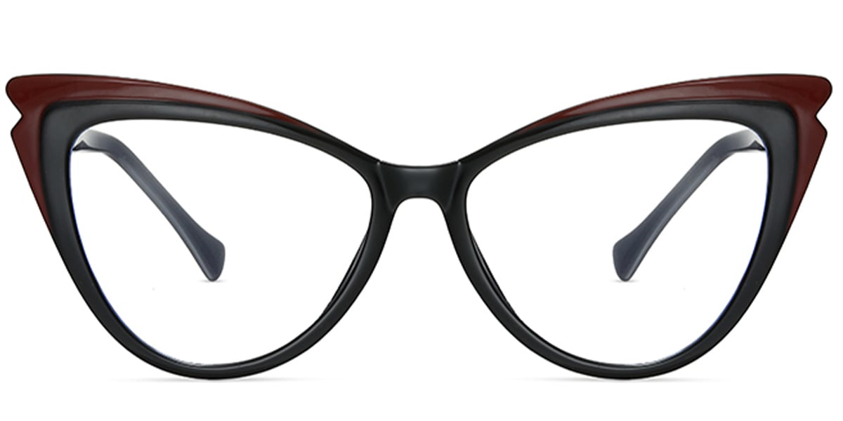 Cat Eye Frame black-red