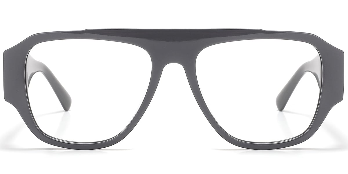 Acetate Square Frame grey