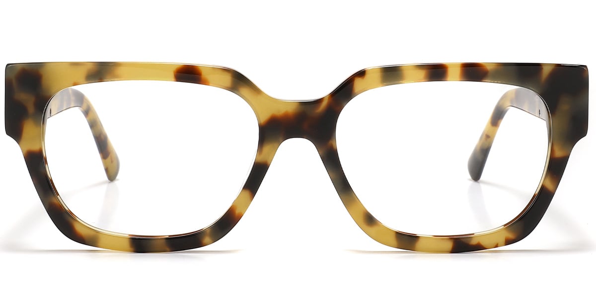 Acetate Square Frame tortoiseshell