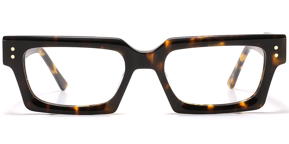 Acetate Rectangle Frame tortoiseshell