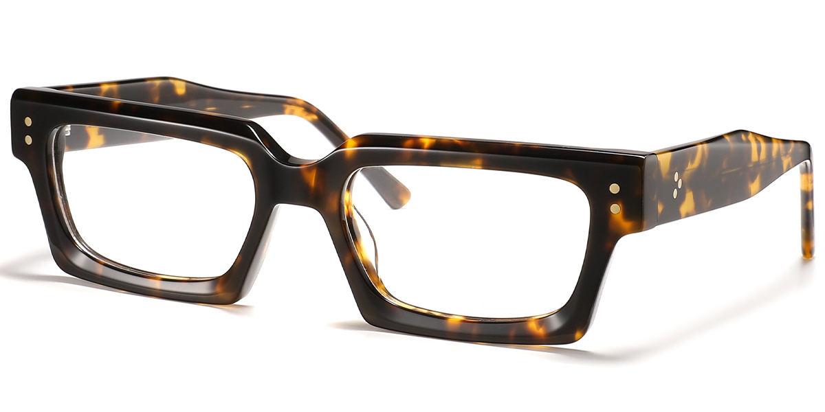 Acetate Rectangle Frame tortoiseshell