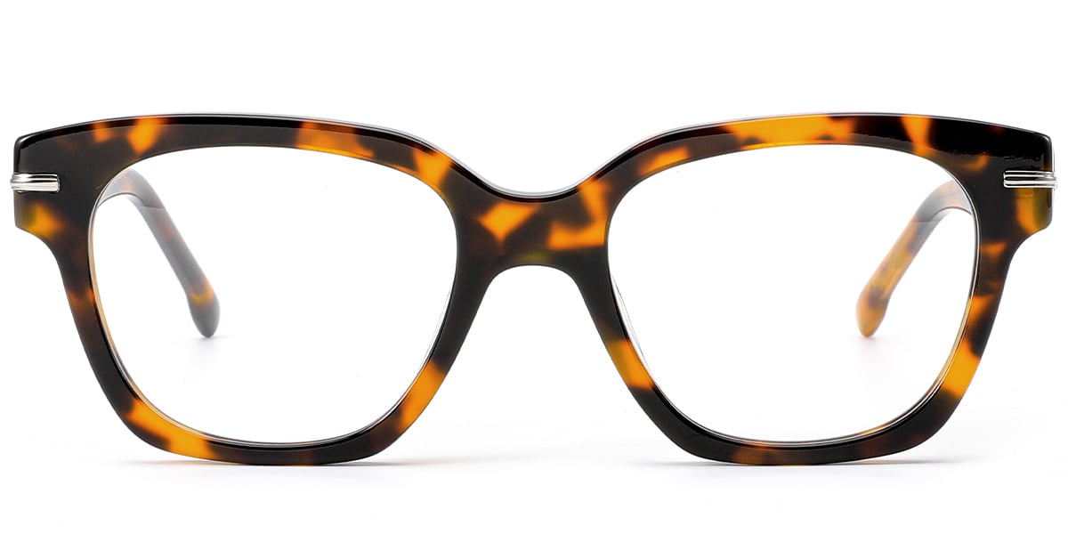 Acetate Square Frame tortoiseshell