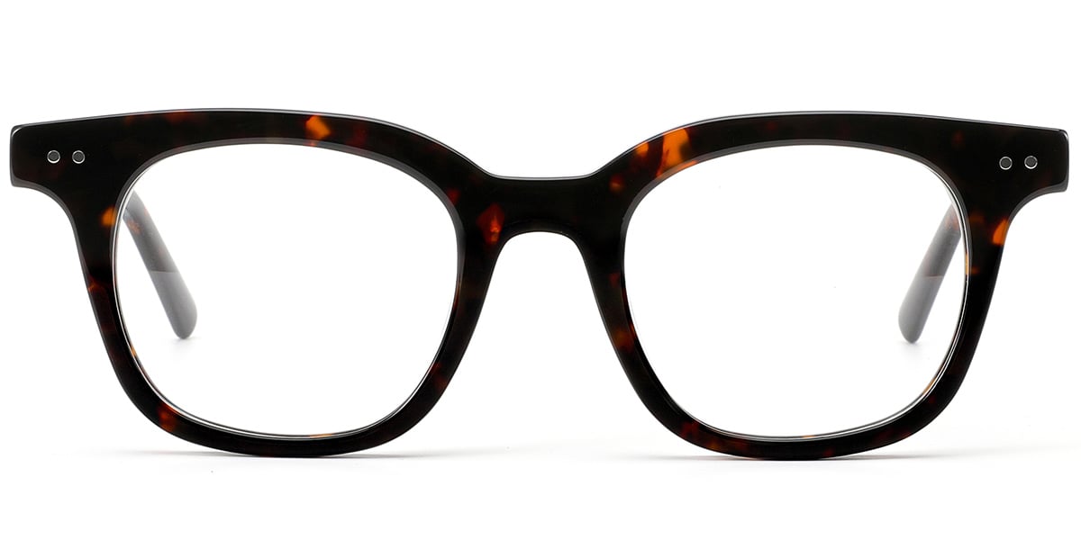 Acetate Square Frame tortoiseshell