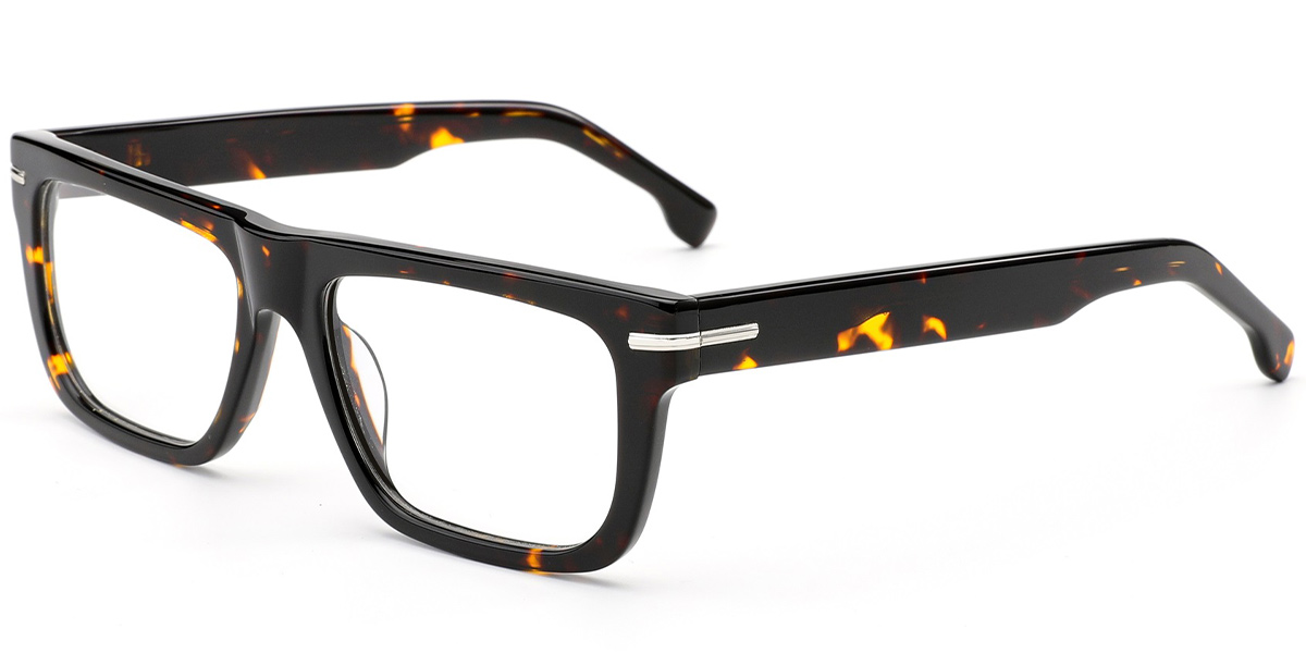 Acetate Rectangle Frame tortoiseshell