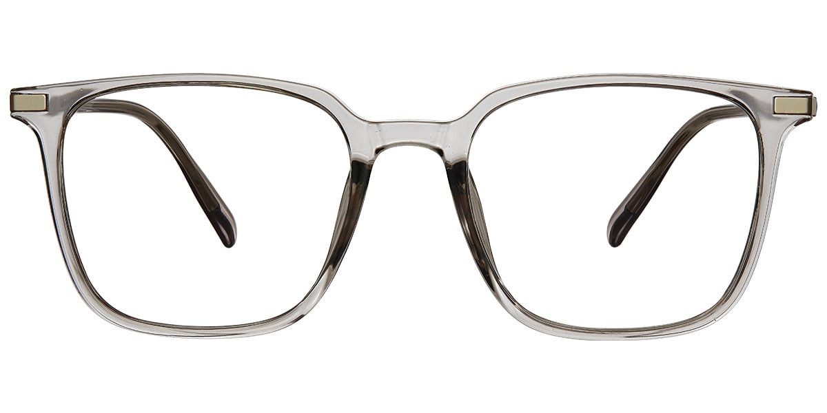 Acetate Square Frame translucent-grey