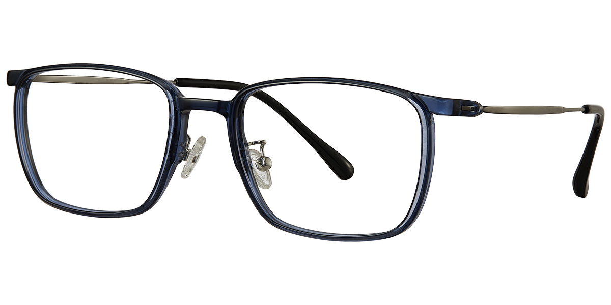 Titanium Rectangle Frame translucent-blue