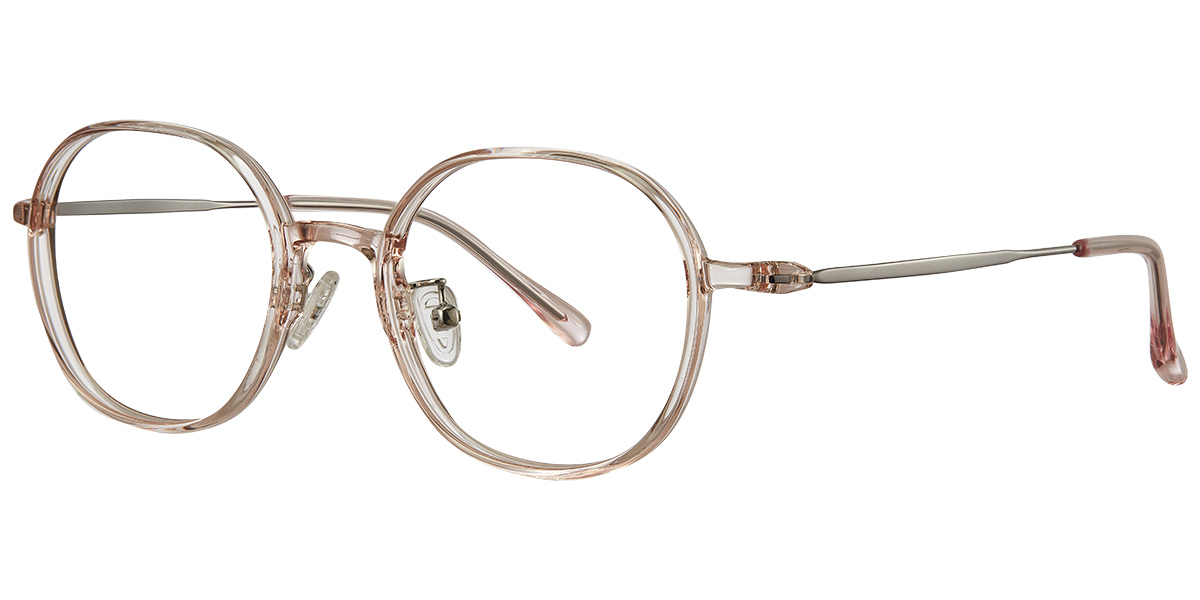 Titanium Square Frame translucent-pink