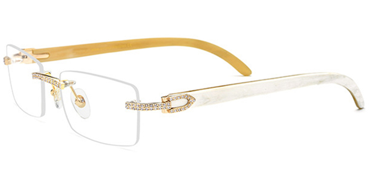 Rectangle Frame rose_gold-white