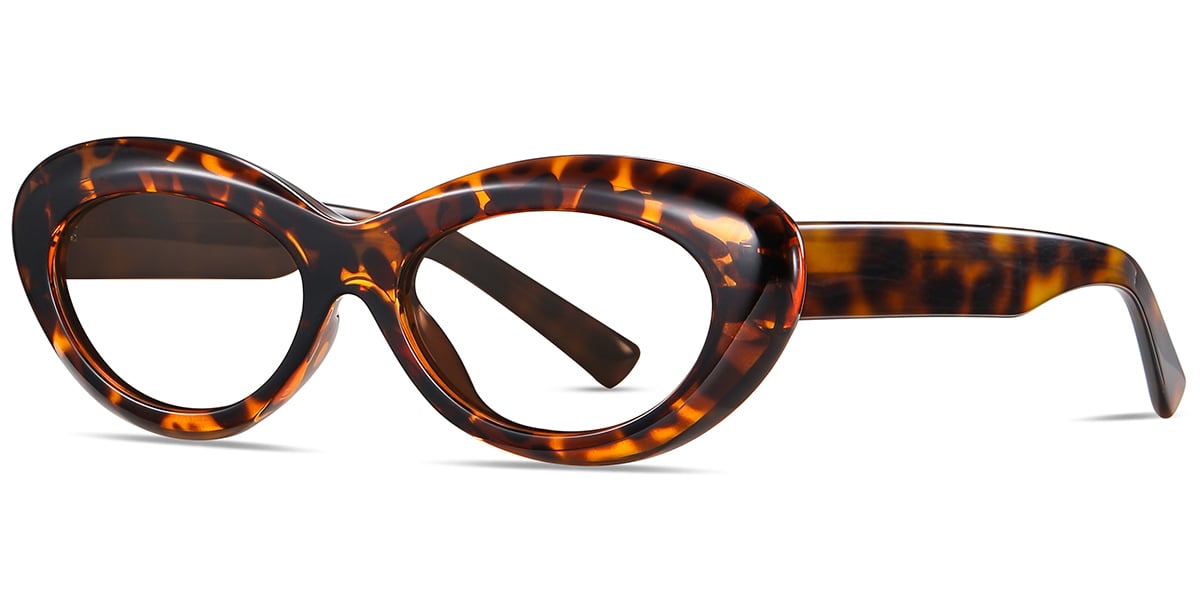 Acetate Oval Frame tortoiseshell