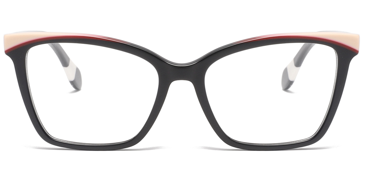 Acetate Square Frame black