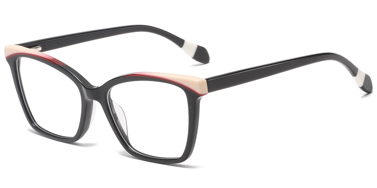 Acetate Square Frame black