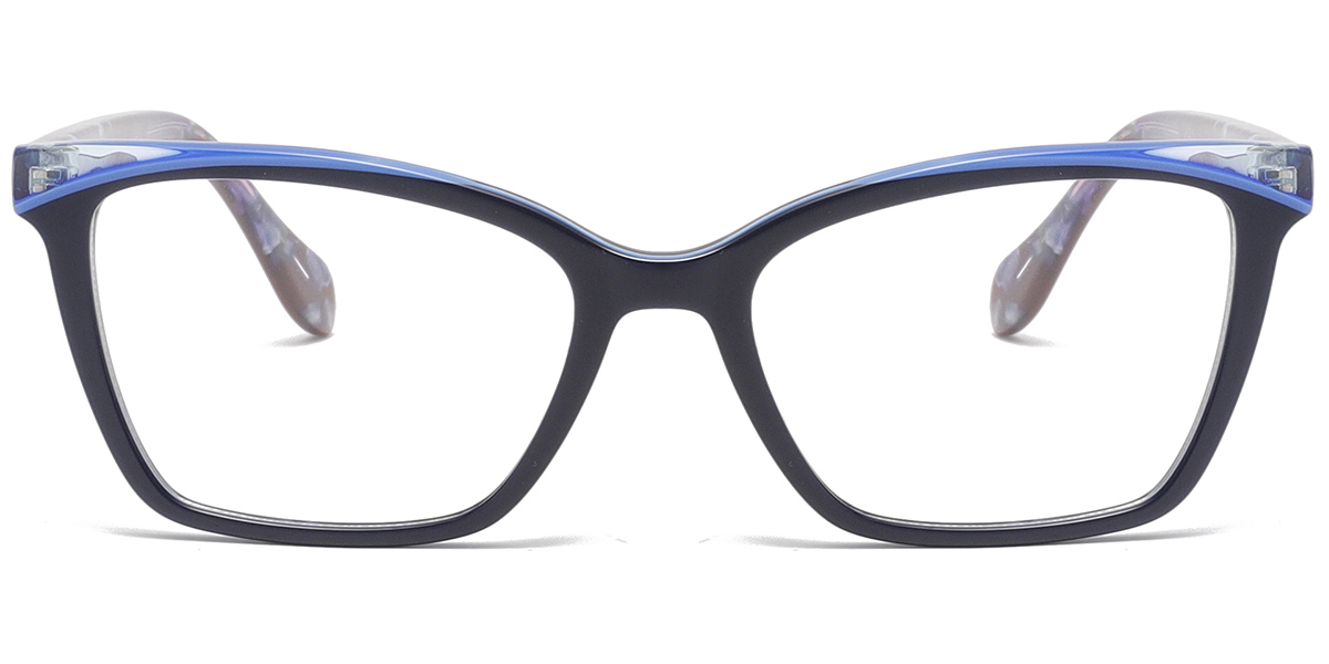 Acetate Square Frame dark_blue