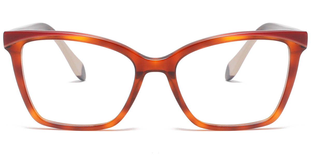 Acetate Square Frame tortoiseshell