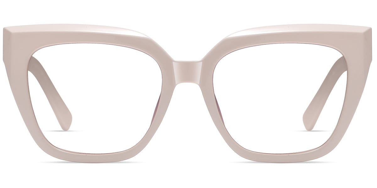 Acetate Square Frame pink