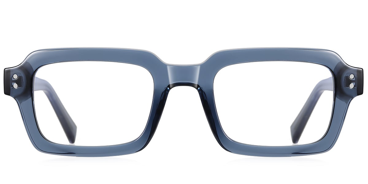 Rectangle Frame translucent-blue