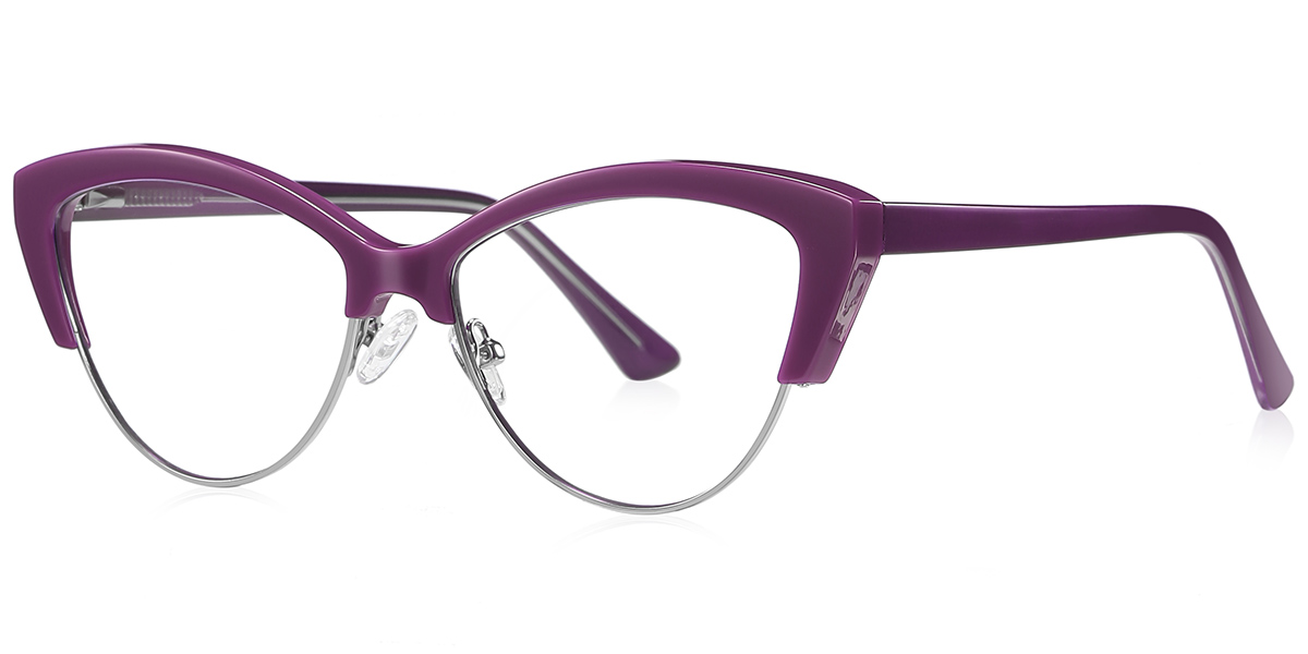 Cat Eye Frame purple