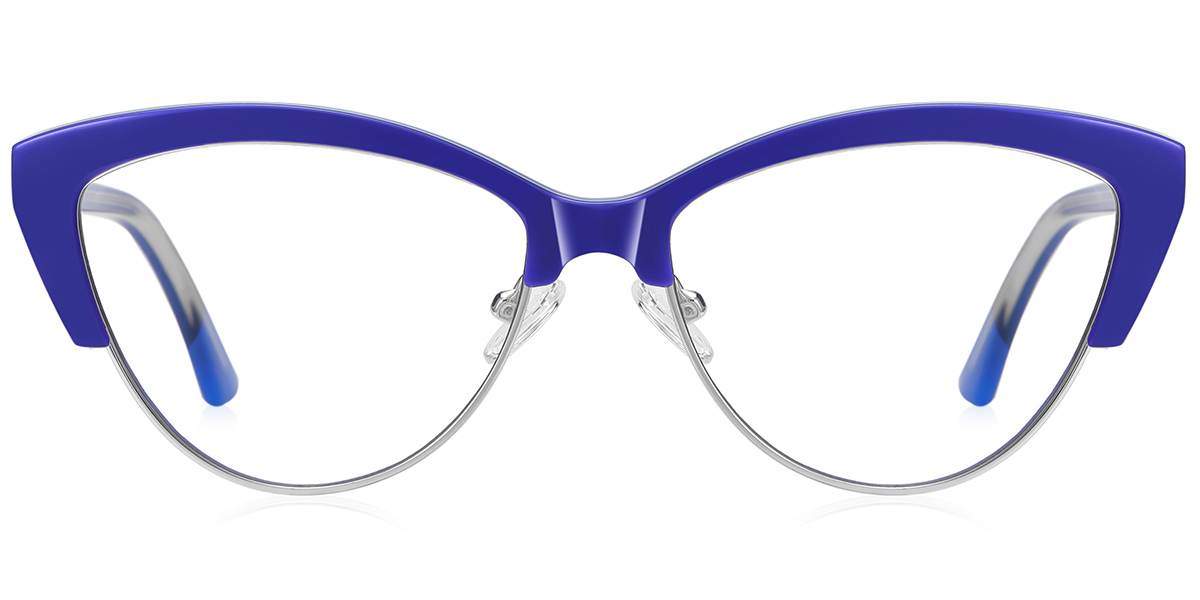 Cat Eye Frame blue