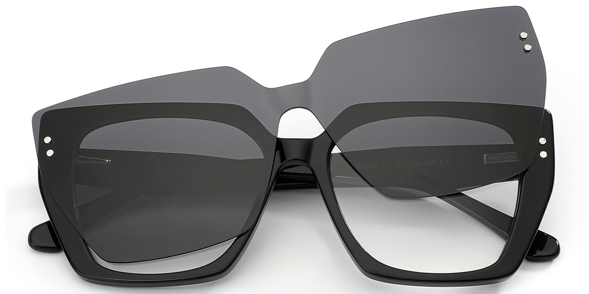 Acetate Square Frame black