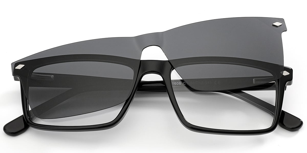 Acetate Rectangle Frame black