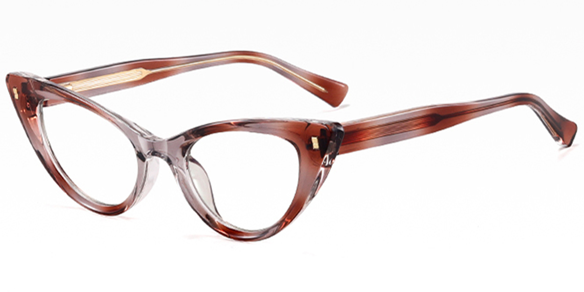 Cat Eye Frame gradient_grey