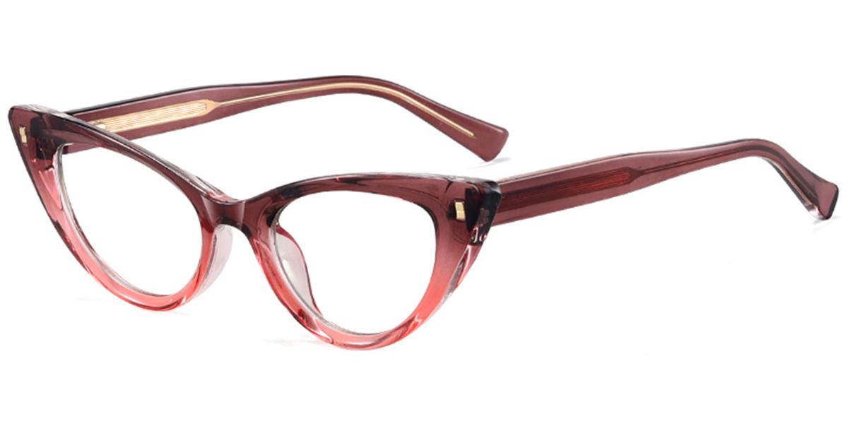 Cat Eye Frame gradient_pink