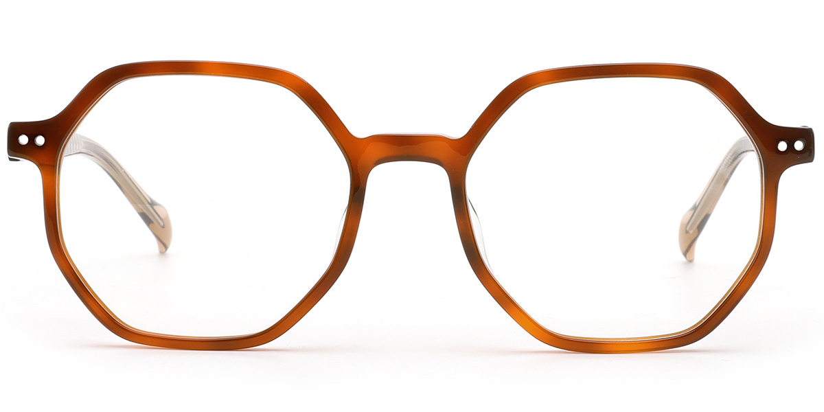 Acetate Geometric Frame tortoiseshell