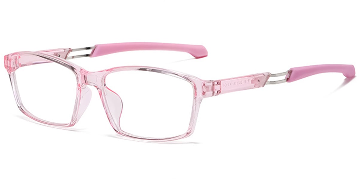 Rectangle Frame translucent-pink