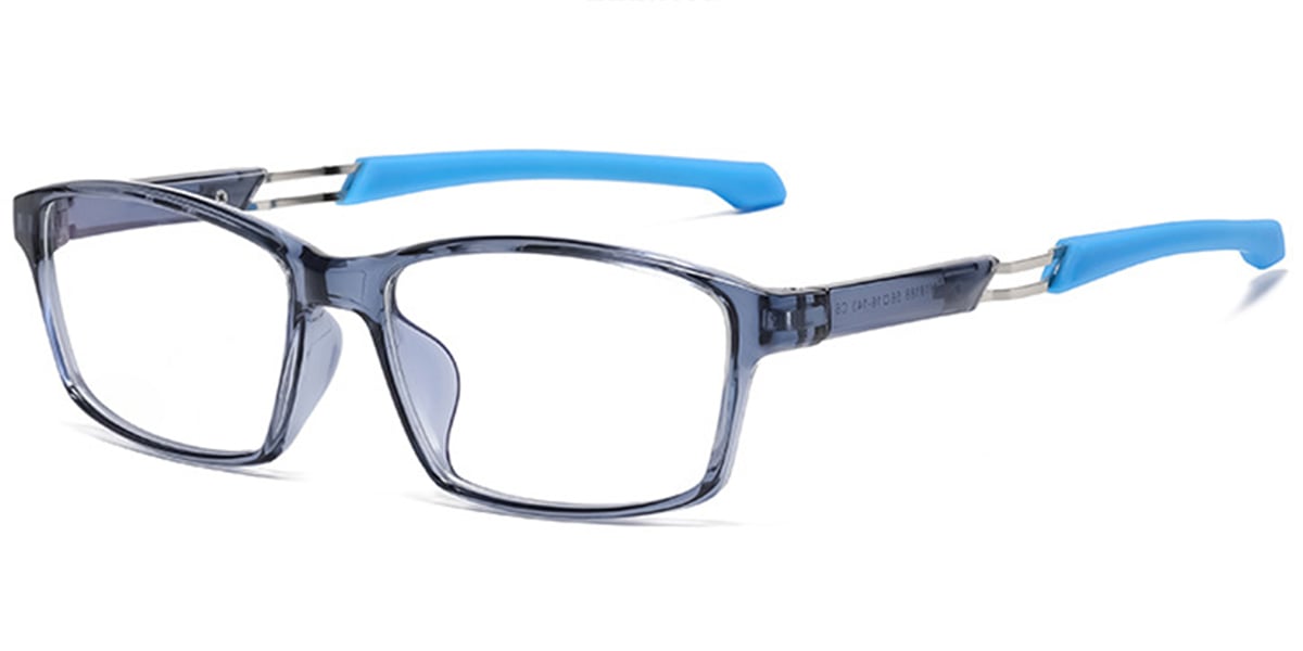 Rectangle Frame translucent-blue