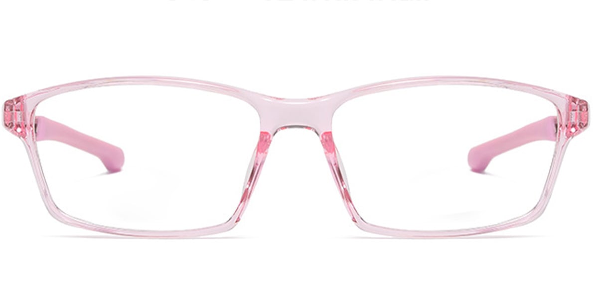 Rectangle Frame translucent-pink