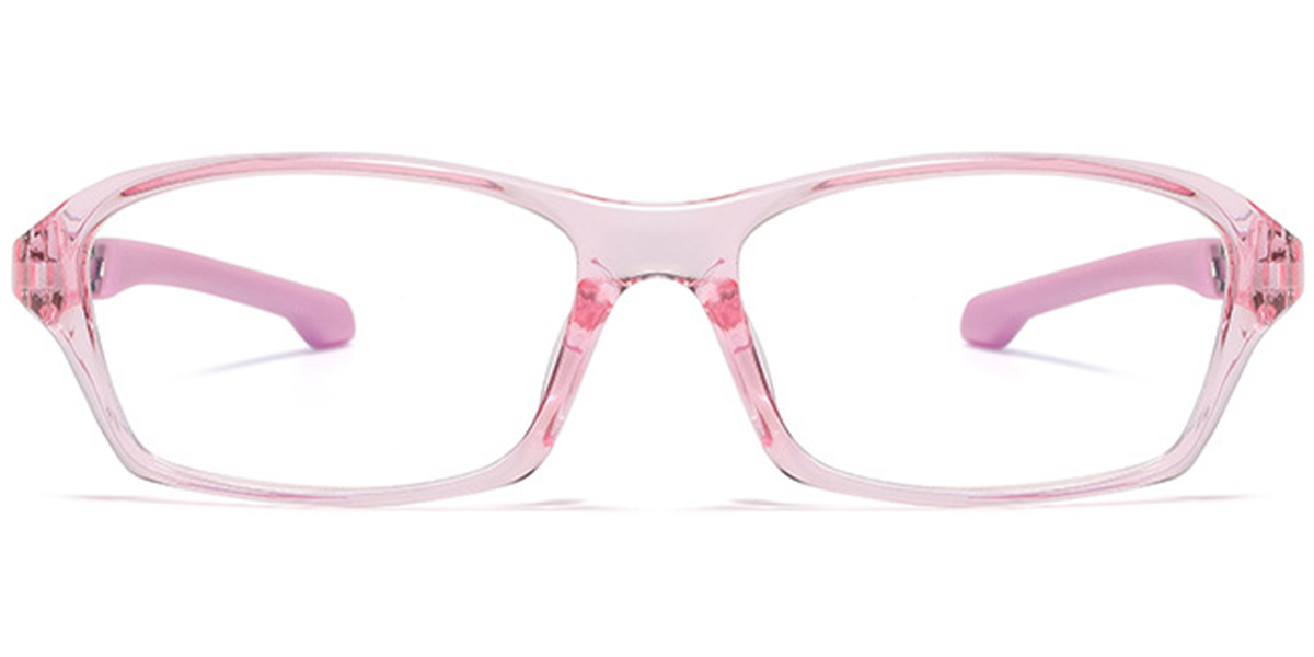 Rectangle Frame translucent-pink