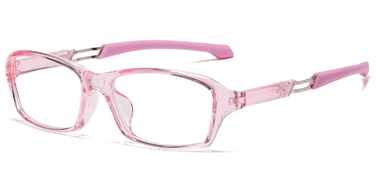 Rectangle Frame translucent-pink