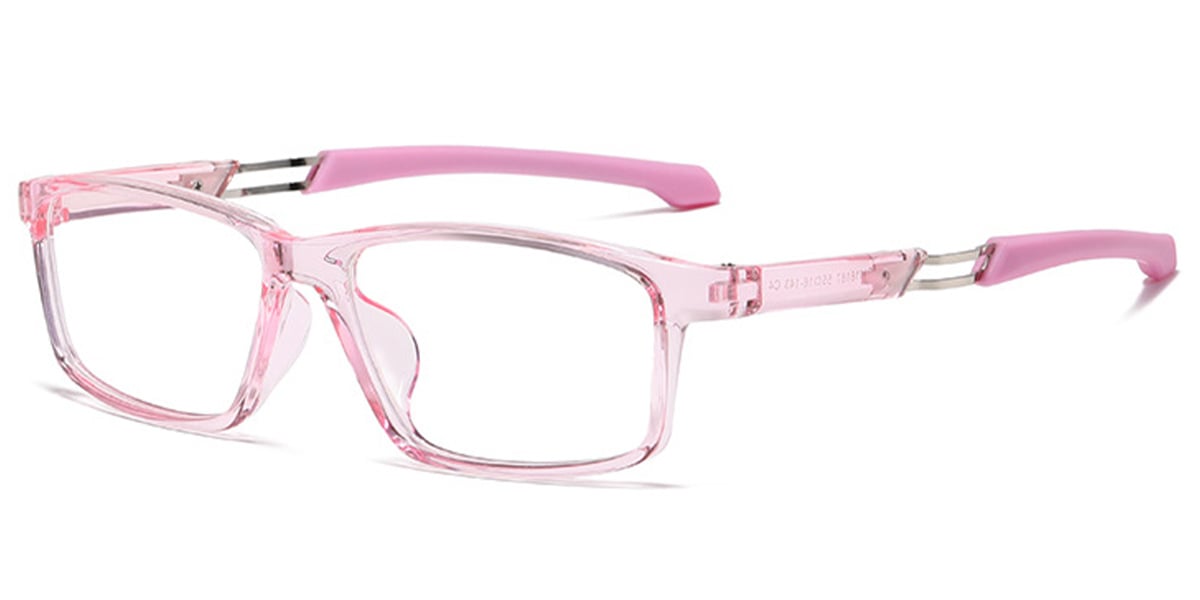 Rectangle Frame translucent-pink