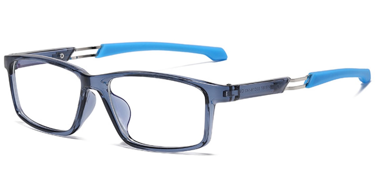 Rectangle Frame translucent-blue