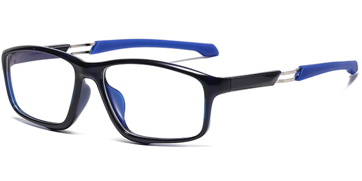 Rectangle Frame black-blue