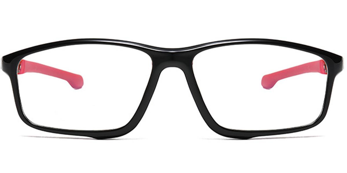 Rectangle Frame black-red